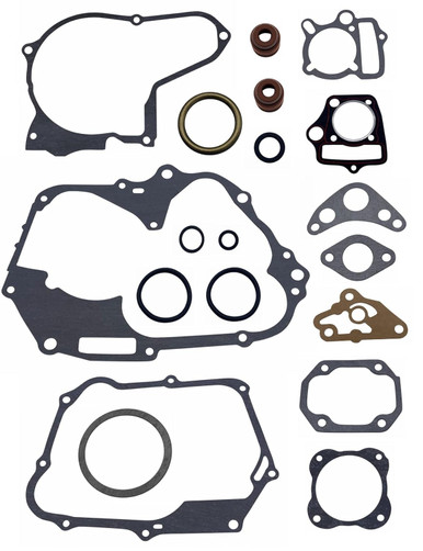 125cc Chinese Engine Cylinder Head Stator Clutch Intake Gasket Seal Kit for ATVs Mini Jeep Dirt Bikes Go Karts Gasket Set for 125cc SSR Apollo Boom Vader X-Pro Lifan Made in China