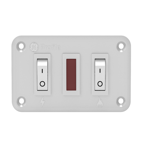 GE® PMCSRS RV Water Heater Dual Panel Power Switch – White